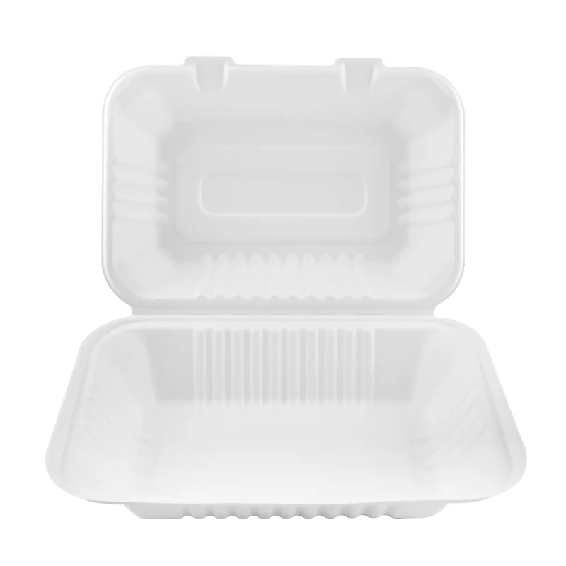 
hygienic tear resistant preserve taste freshness shrimp prawn lobster Pulp Clamshell Food Box Container 