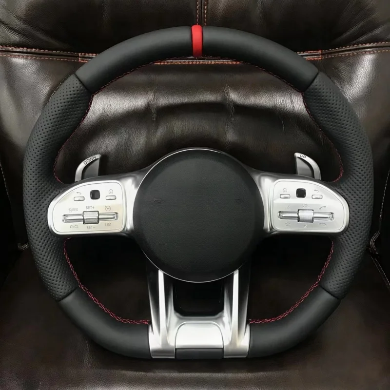 Steering Wheel For Mercedes-Benz AMG GT C190 W205 C205 W166 W167 W213 W217 C217 W222 W223 Old Steering Wheel Can Upgrade