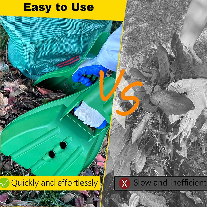 Rake for Leaves, Rakes for Lawns Heavy Duty Hoe Lawns Leaf Lawn Leveling Rake Yard Tools for Picking up Leaves, Grass