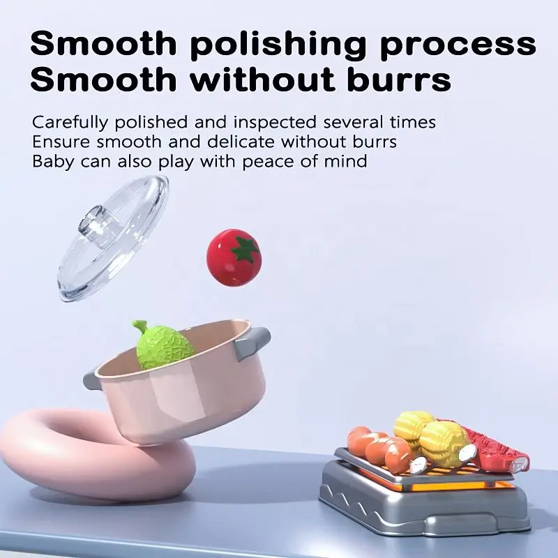 120pcs Children Play House pretend Toy Toddler Food Cooking and Cutting Fruit Kitchen Set Toys