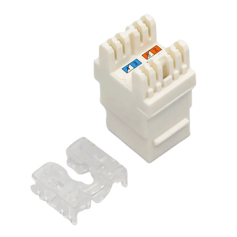 Hot Sell 90 Degree Toolless Cat3 RJ11 telephone adapter