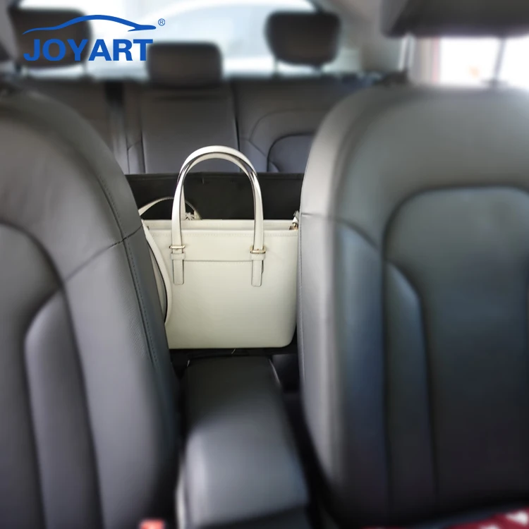 2024 car products accessories seat back storage leather file bags rear seat  holder car leather cup holder gap bag