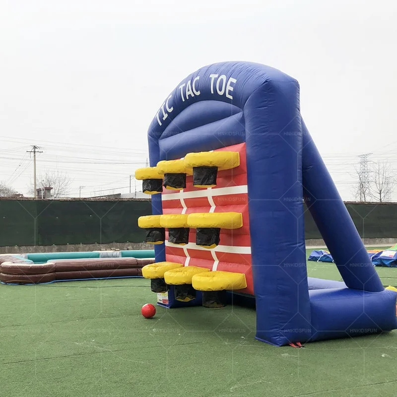 2 в 1 карнавальные надувные Tac Toe Connect 4 игры на открытом воздухе гигантские спортивные
