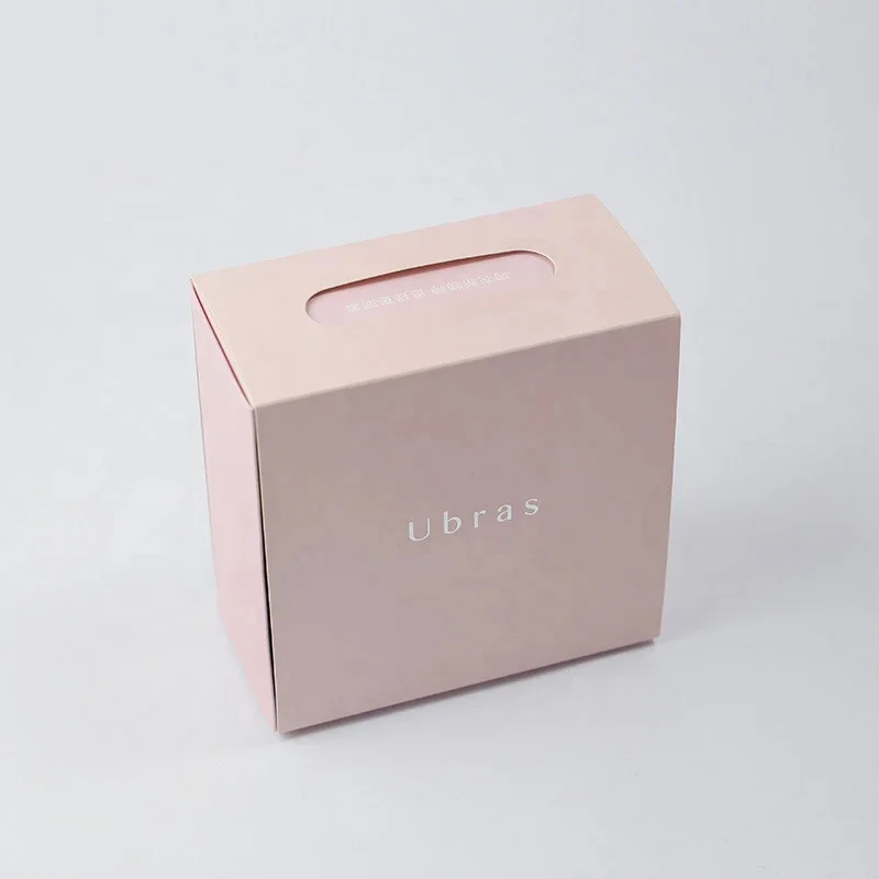 Sexy Underwear Paper Folding Packaging Box Eco-Friendly Recyclable Box for Dress Apparel Drawer Boxes