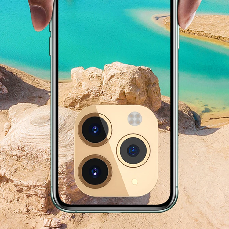 Металлический объектив камеры для iPhone X секундная Замена 11 Pro Max 12 13 мини-наклейка защитный чехол Xs