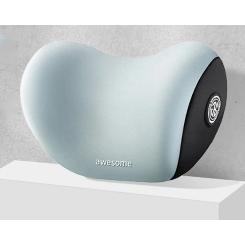 Memory Foam Back Support Pillow Lumbar Support Pillow for Car Car Headrest Kit Seat Neck Car Pillow Box Black Neck Cushion