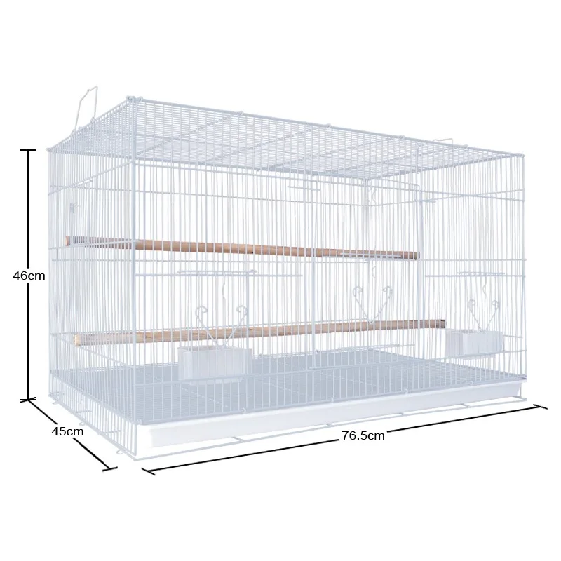 Factory Wholesale High Quality Solid Steel Breathable Large Bird Breeding Cages Pet Parrot House