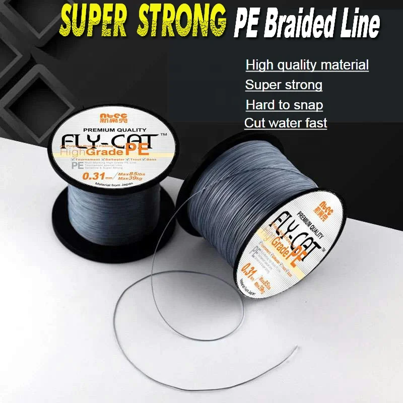 PRO Strong strength Multifilament line PE 8 strand braided fishing line for fishing 100 meter