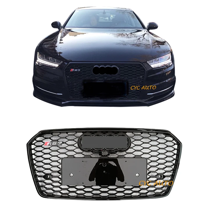 ABS plastic A7 front grille for Audi A7 RS7 style grill auto accessories 2016 2017 2018