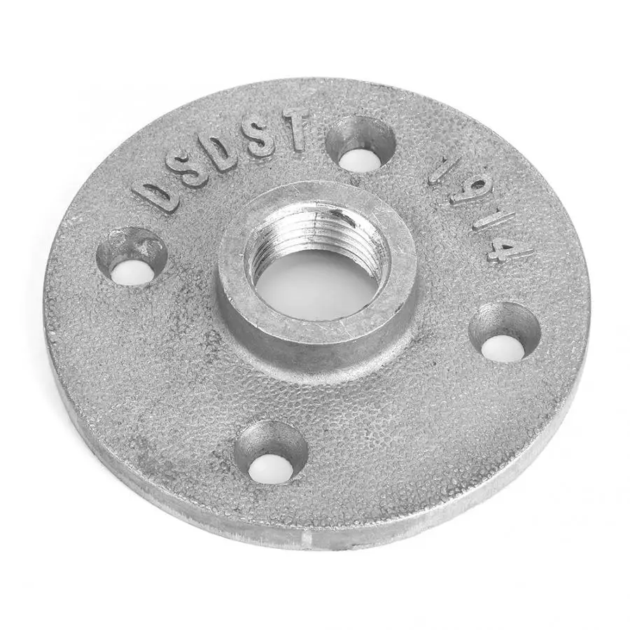 1/2' Silver Aluminum Alloy Home Decor Floor Flange with Low Weight and Cheap Price
