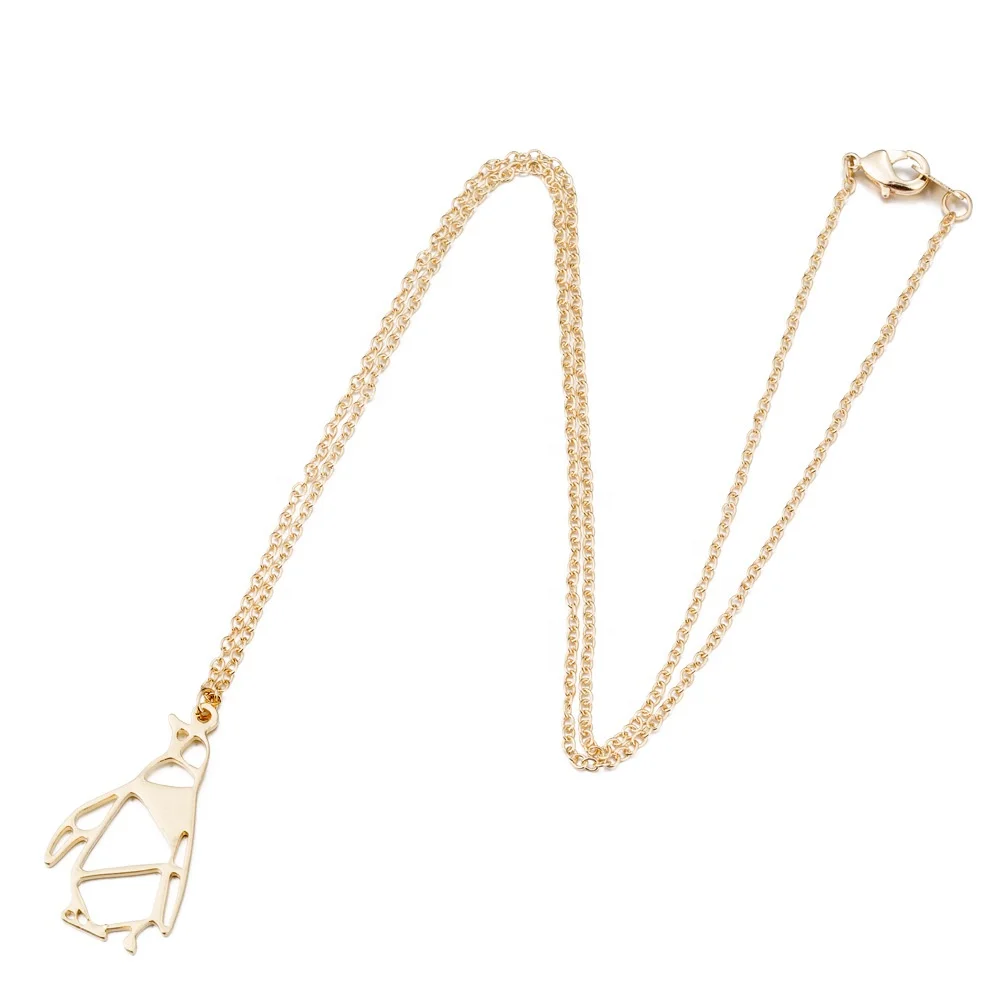 SEPT Fashion Cheap Stainless Steel Necklaces For Women Penguin Pendant Necklace Jewelry