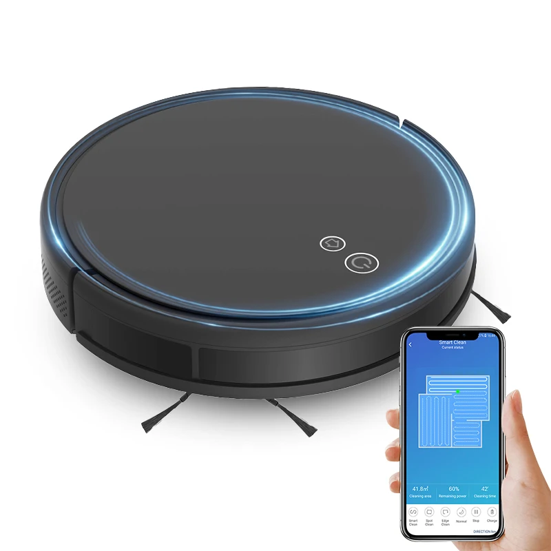 Китай, заводская цена, оптовая продажа, миниатюрный Роботизированный пылесос с лазерной навигацией, АБС, мощность всасывания 3200 па, умный робот, Вакуумный Пылесос