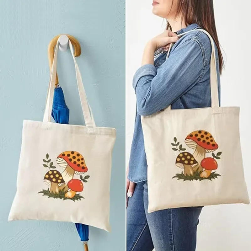 Customized Plain Eco Friendly  Environmental Water Proof Cotton Canvas Bag With Zipper Closed