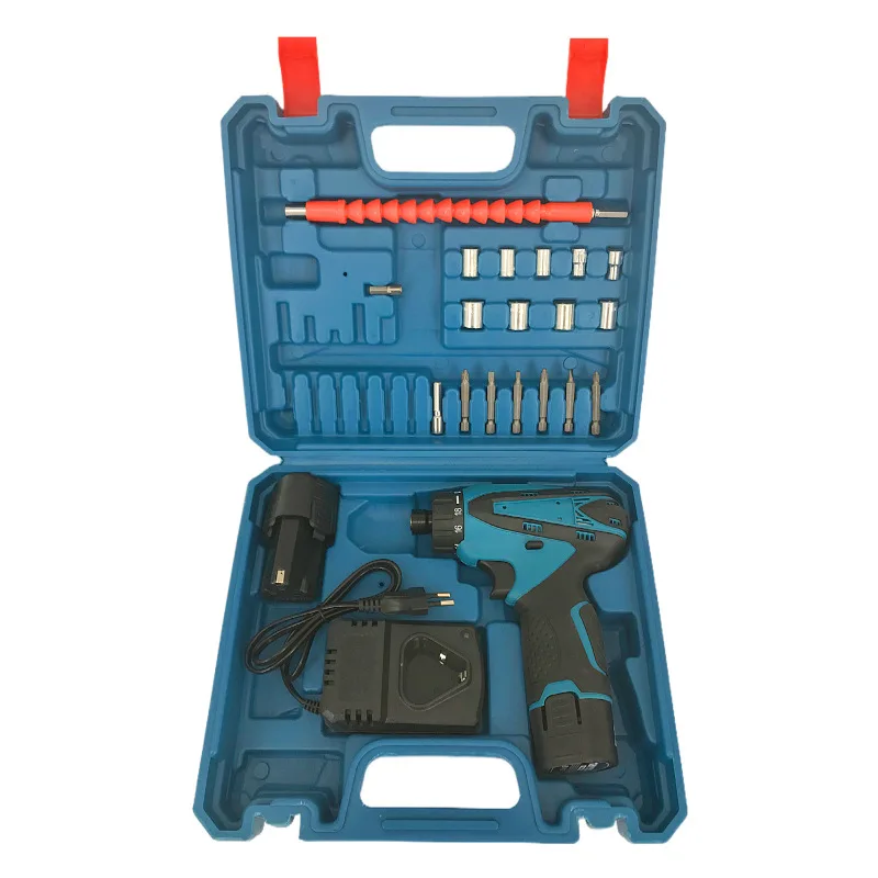 Wholesale 12V 45Nm Brushless Electric Screwdriver DIY Battery-Powered Electric Tools Household Woodworking Punching Decoration