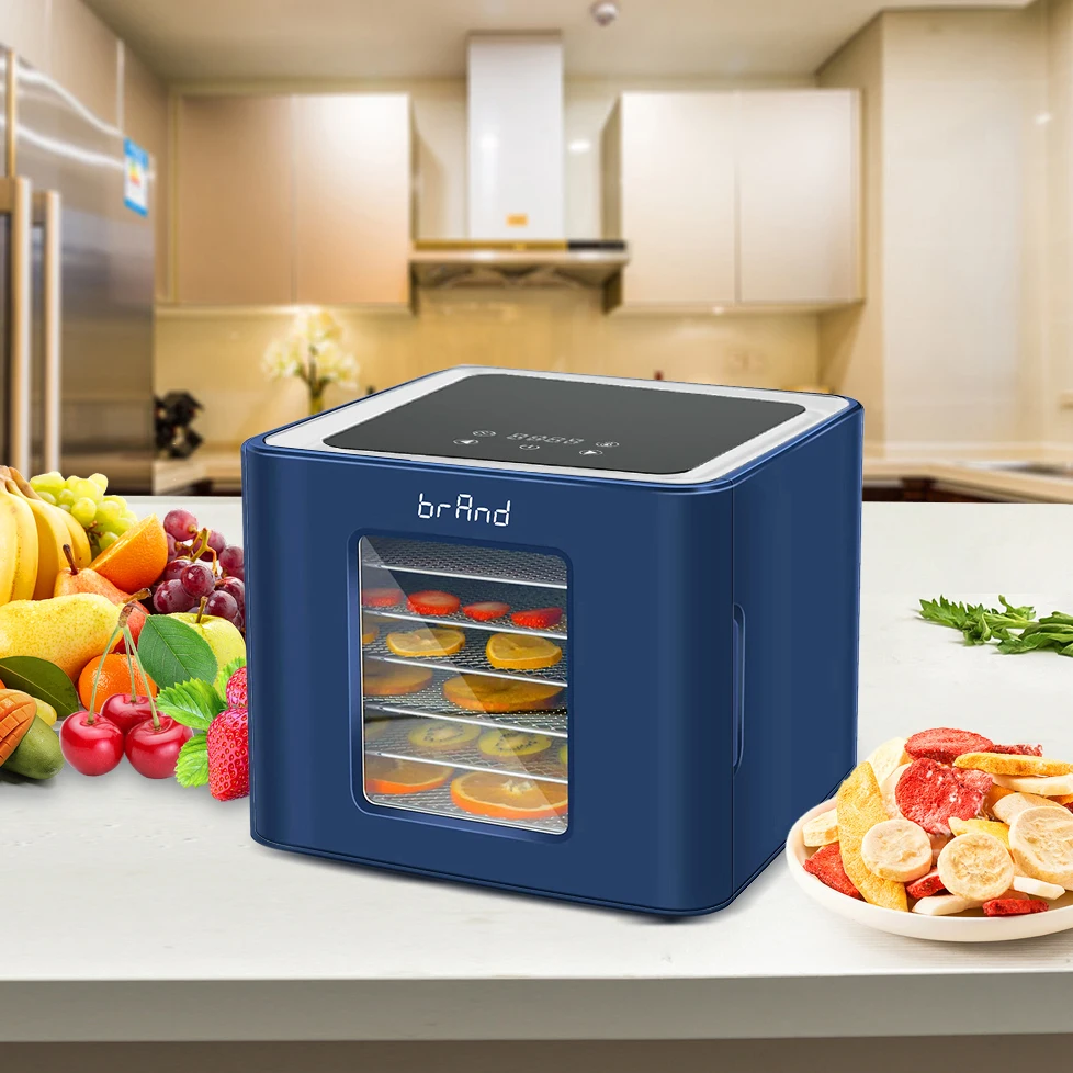 Digital Fruit Dehydrator 6 Trays for Food and Jerky Adjustable Temperature and for Fruit Meat Beef Veggies Dog Treats