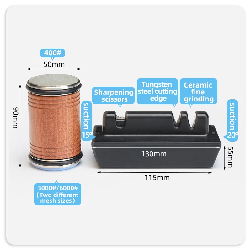 Manual professional diamond rolling knife sharpener easy to use knife sharpener for home