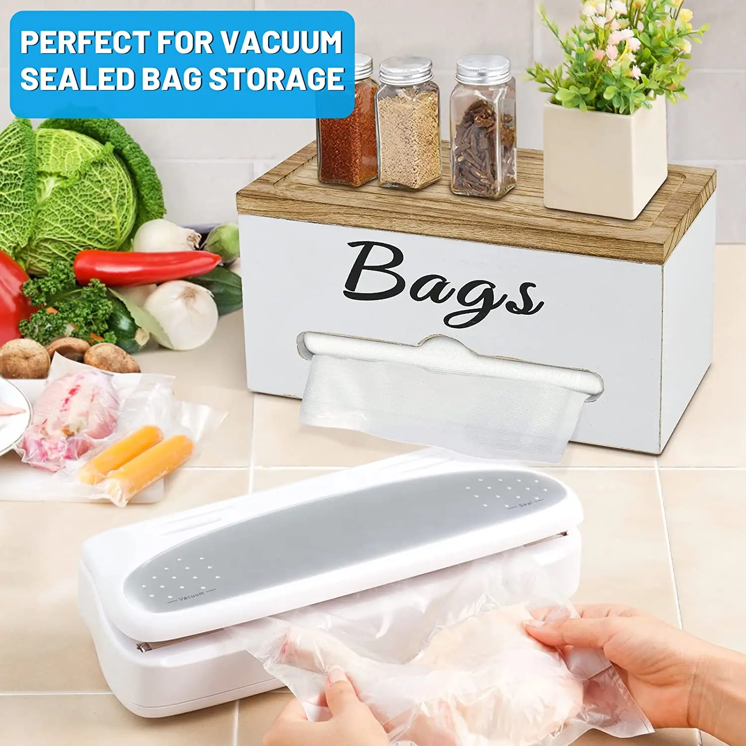 Hot Selling Trash bag dispenser holder and Wall Mounted Garbage Bag Dispenser Home and Kitchen Organization