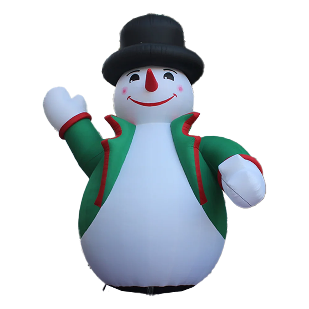 Inflatable Snowman Balloon Giant Advertising Christmas Snowman Dolls Large Decoration Inflatables Mascot Xmas Party Decoration