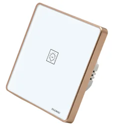 EU UK Golden Frame Zigbee Smart Wall Switch Remote Voice Touch control Google Home Smart Things Zigbee Light Switch