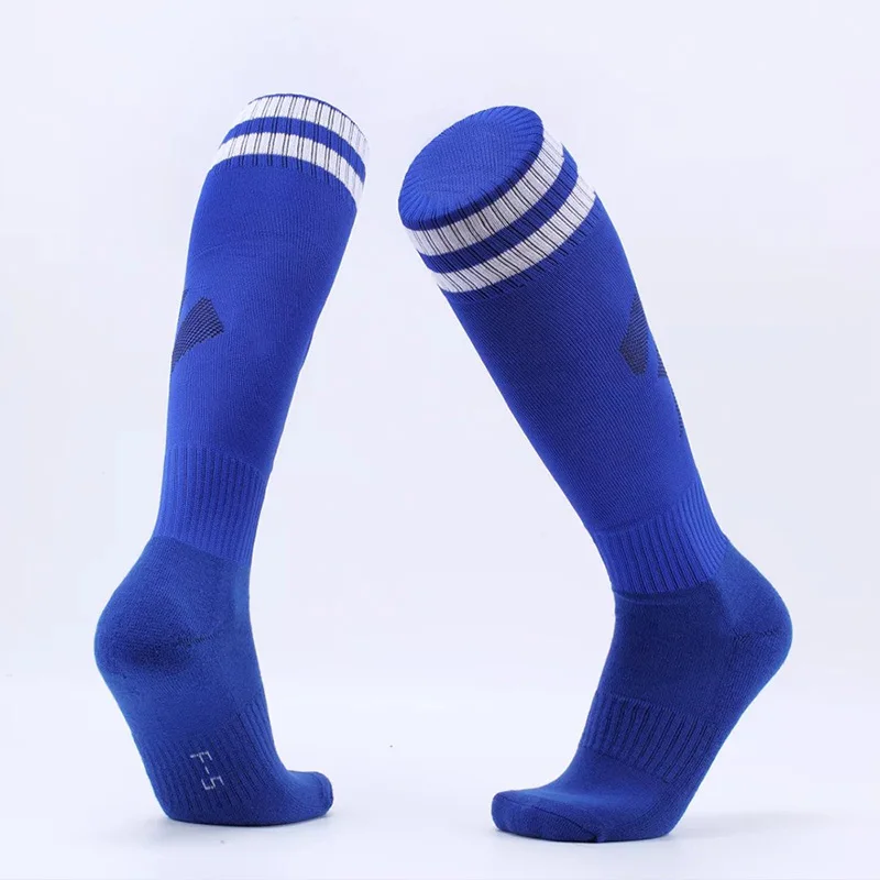 Factory Custom High Quality Print Embroidery Short Long Anti Slip Compression Soccer Football Men Sport socks