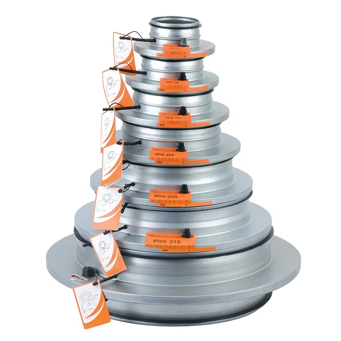 IRIS duct dampers,measurement and control damper,AIRFLOW IRIS VALVE