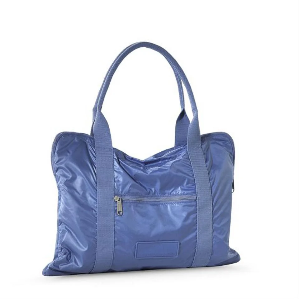 Водонепроницаемая сумка на выходные, модная Дизайнерская Дорожная Спортивная Сумка, Большая вместительная и легкая сумка для женщин и мужчин, синяя