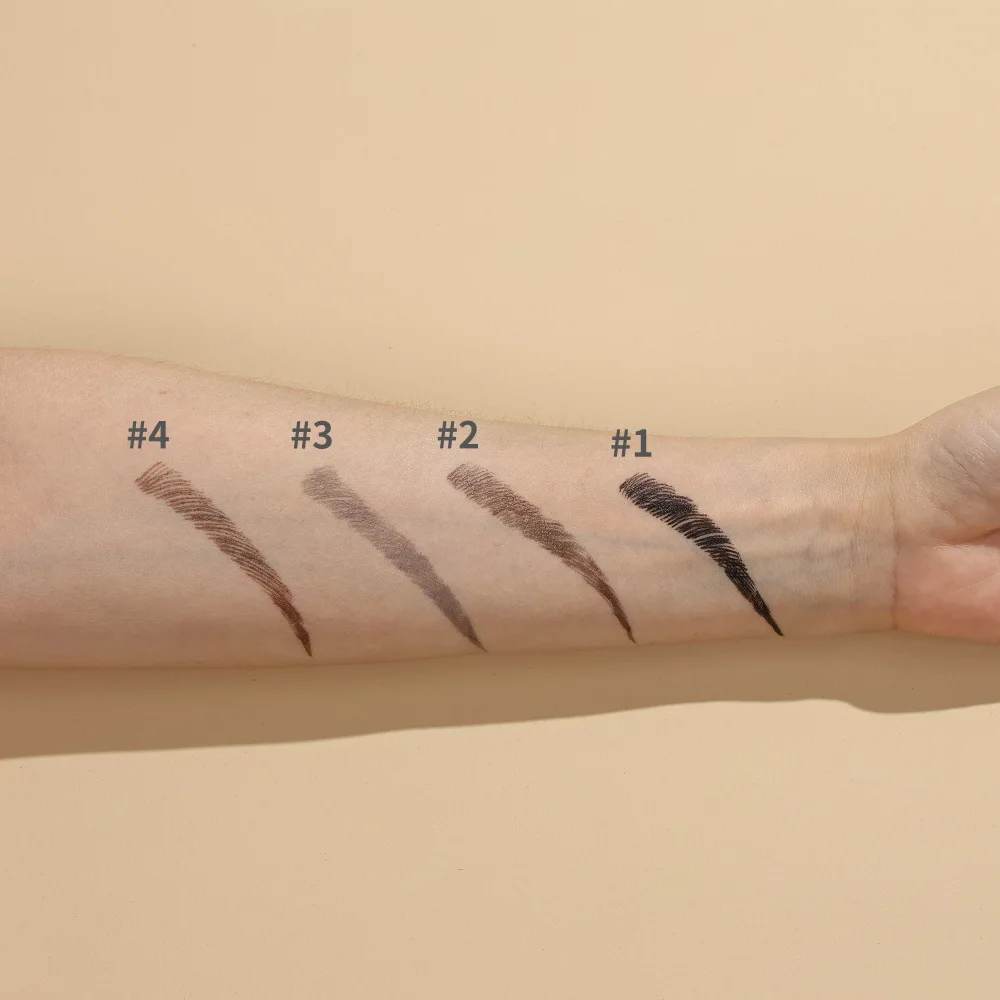 2 in  1 eyeliner and  eyebrow pencil  private label    4 colors   waterproof  long lasting eyebrow    pigment