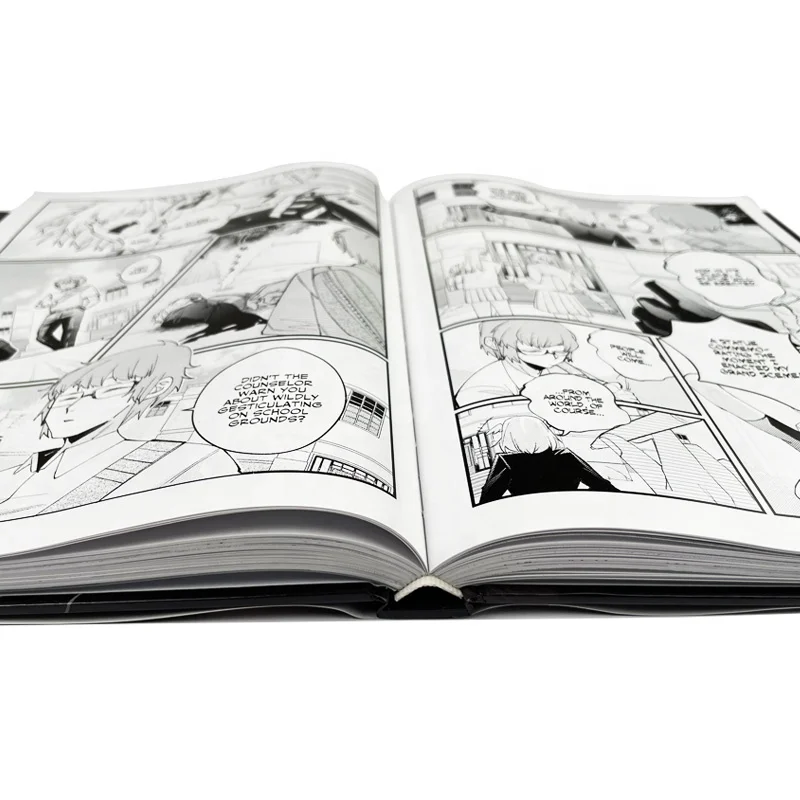 adult softcover hardcover perfect binding japanese manga books offset printer custom comic book printing
