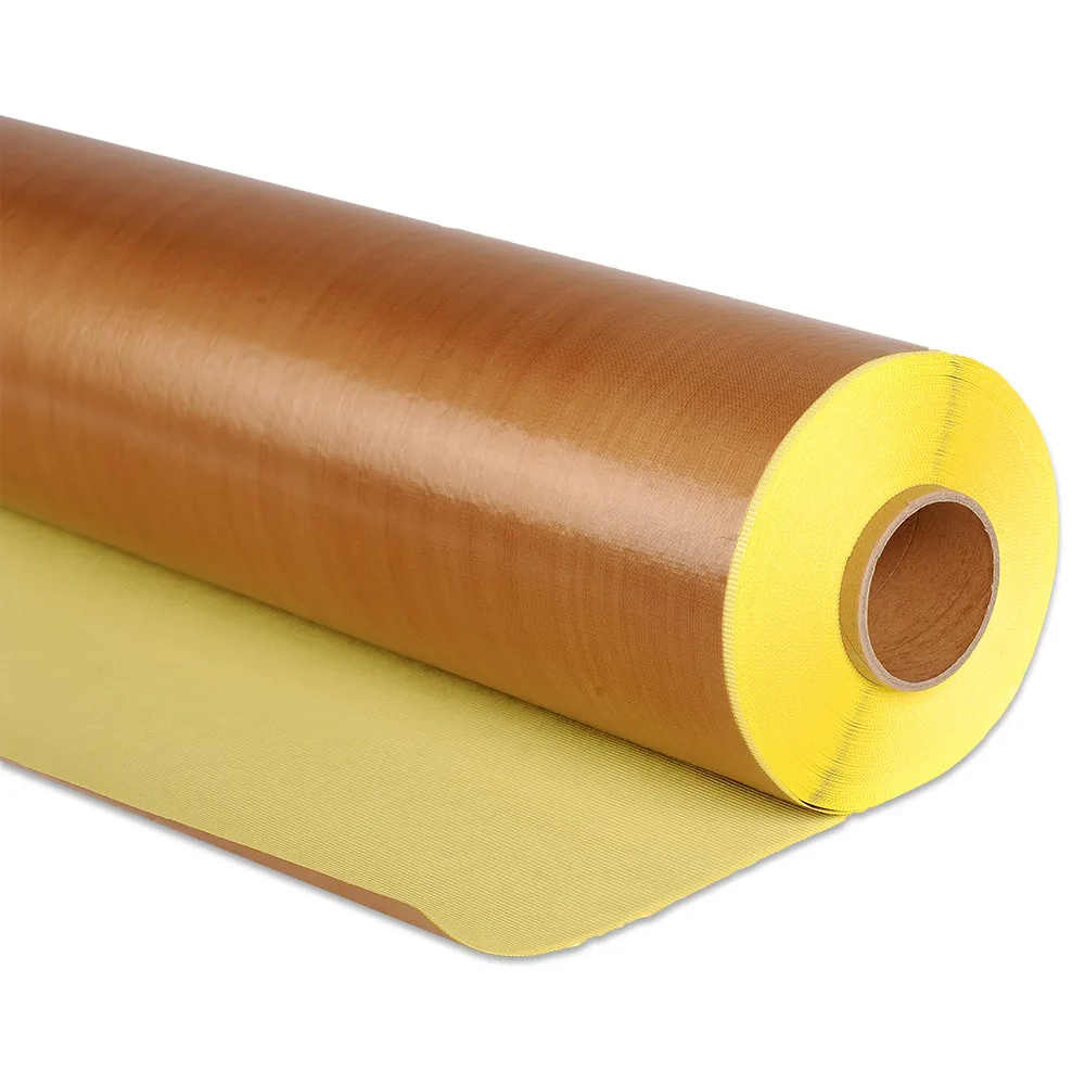 Водонепроницаемая тефлониновая лента с клейкой бумажной пленкой, покрытая стеклянной тканью, клейкая лента из ткани ptfe