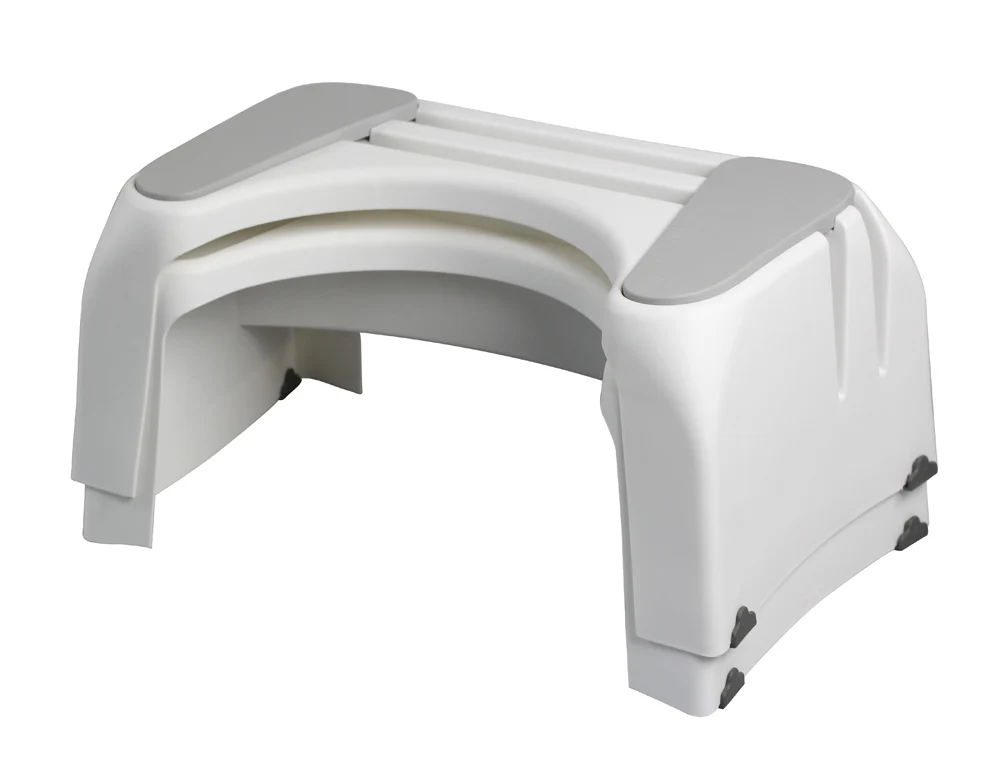 Прочный простой дизайн, нескользящий пластиковый стул для унитаза