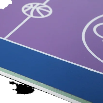 EPDM RUBBERIZED FLOOR and ACRYLIC COLOR COATING for Multipurpose Sports Court (basketball, volleyball, handball, netball, soccer