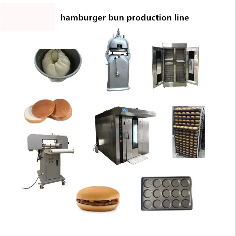 Complete Automatic French Baguette Loaf Toast Bread Production Line Forming and Baking Plant Bakery Factory Use