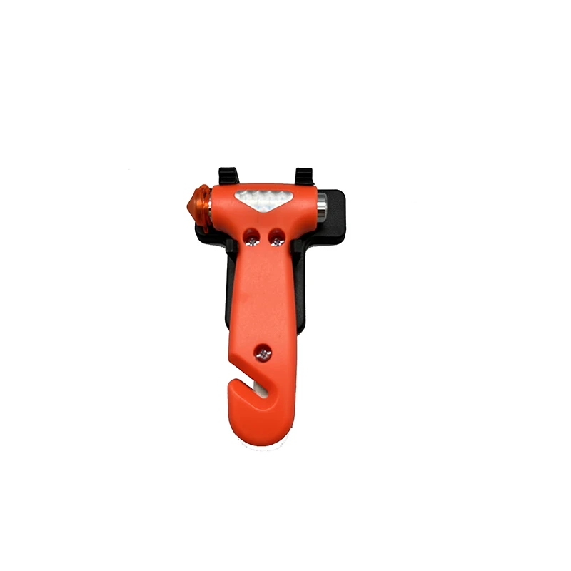 Mini Car Safety Hammer Life Saving Escape Emergency Hammer Seat Belt Cutter Window Glass Breaker Car Rescue Red Hammer