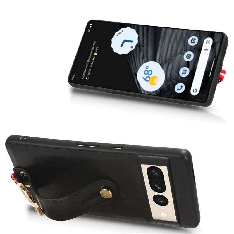 Crazy Horse Texture Shockproof TPU + PU Leather Case For Google Pixel 7