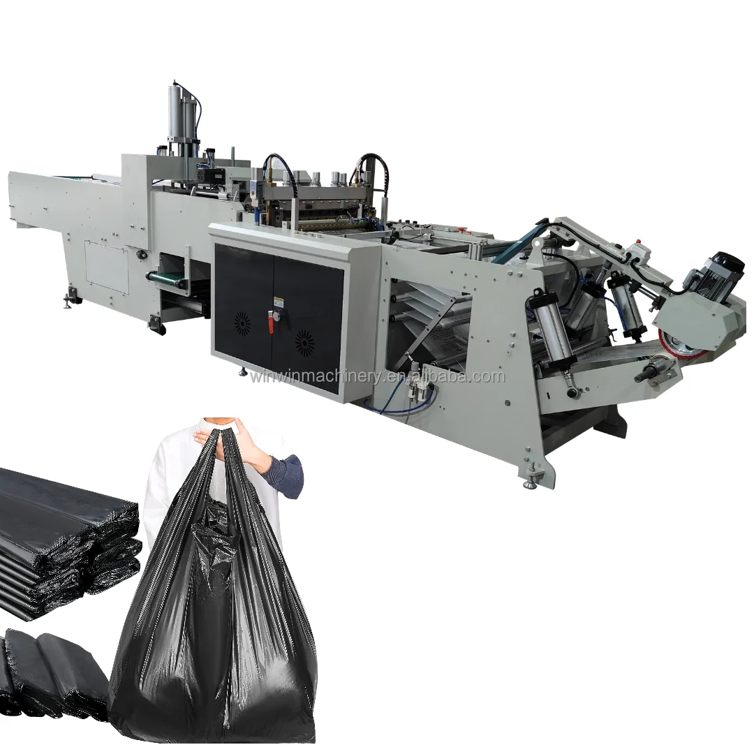 BT-720 Высокоскоростная однолинейная машина для производства пластиковых полиэтиленовых пакетов-футболок
