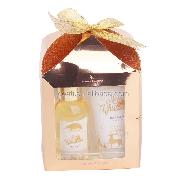 Christmas Red Bath gift set MJL custom women bath spa kit for USA brand distributors