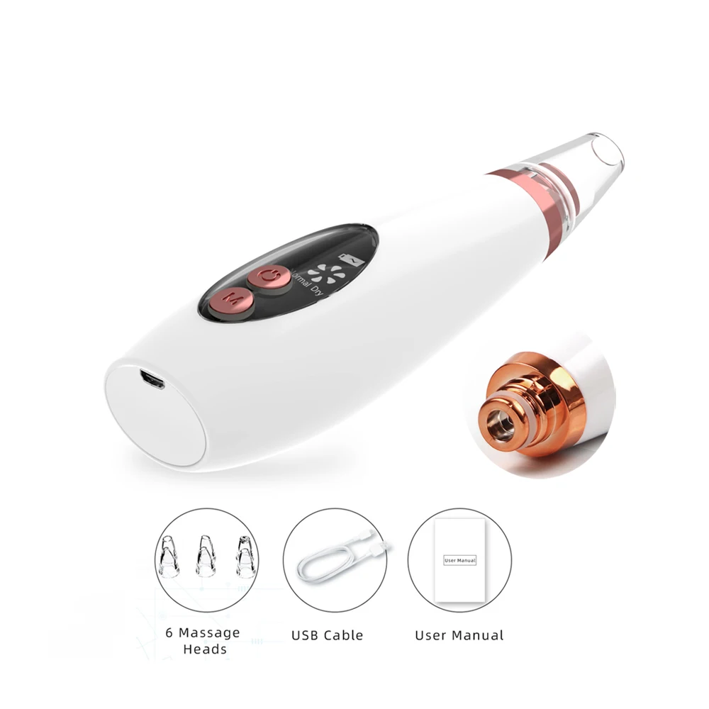 Private Label Portable Electric Facial Skin Care Pore Cleaner Black Head Removedor De Cravos Acne Blackhead Remover Vacuum