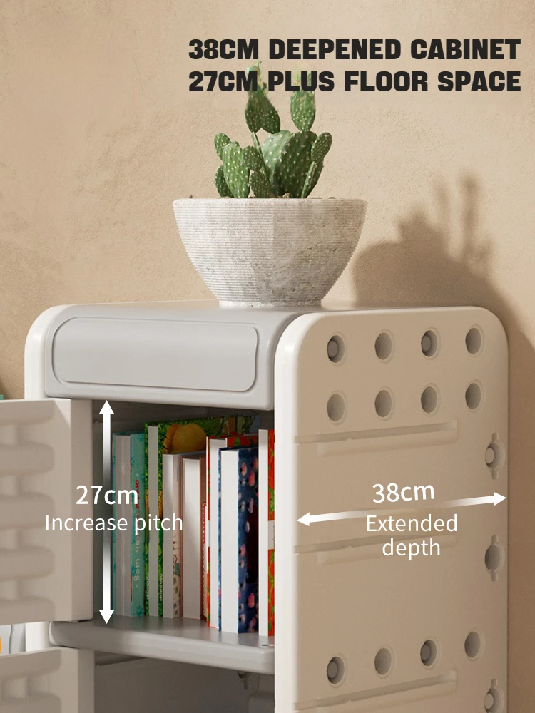 2024 New arrival  Toy Storage Rack Organizer Kids Living Room Cabinet