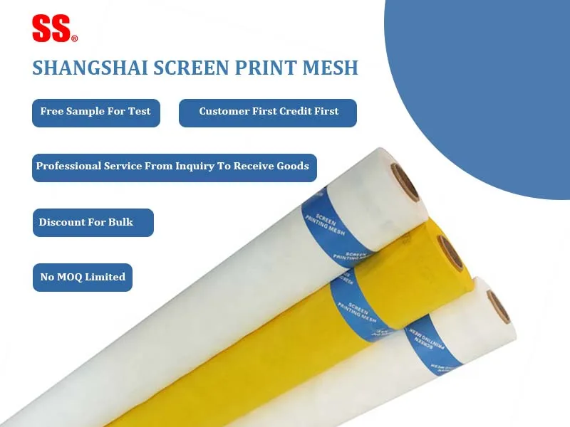China Hot Sale polyester monofilament printing screen mesh polyester wire mesh printing mesh suppliers