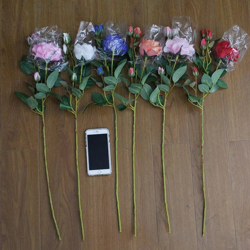 Simulation rose artificial flower home office decoration flower arrangement art photography props