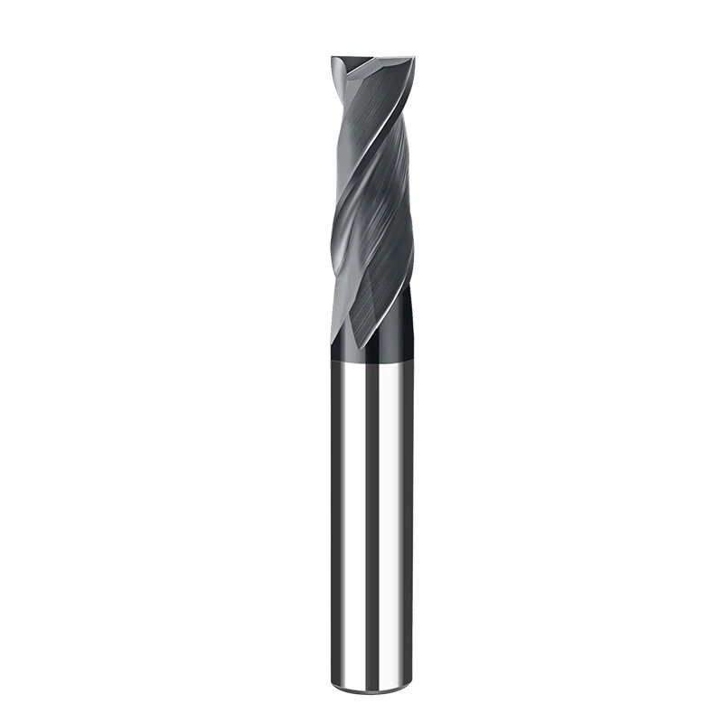 CNC Milling cutter HRC 52 Tungsten Carbide 2 Flute End Mills Cutter  for Carbon Steel Cast Steel Graphite Processing