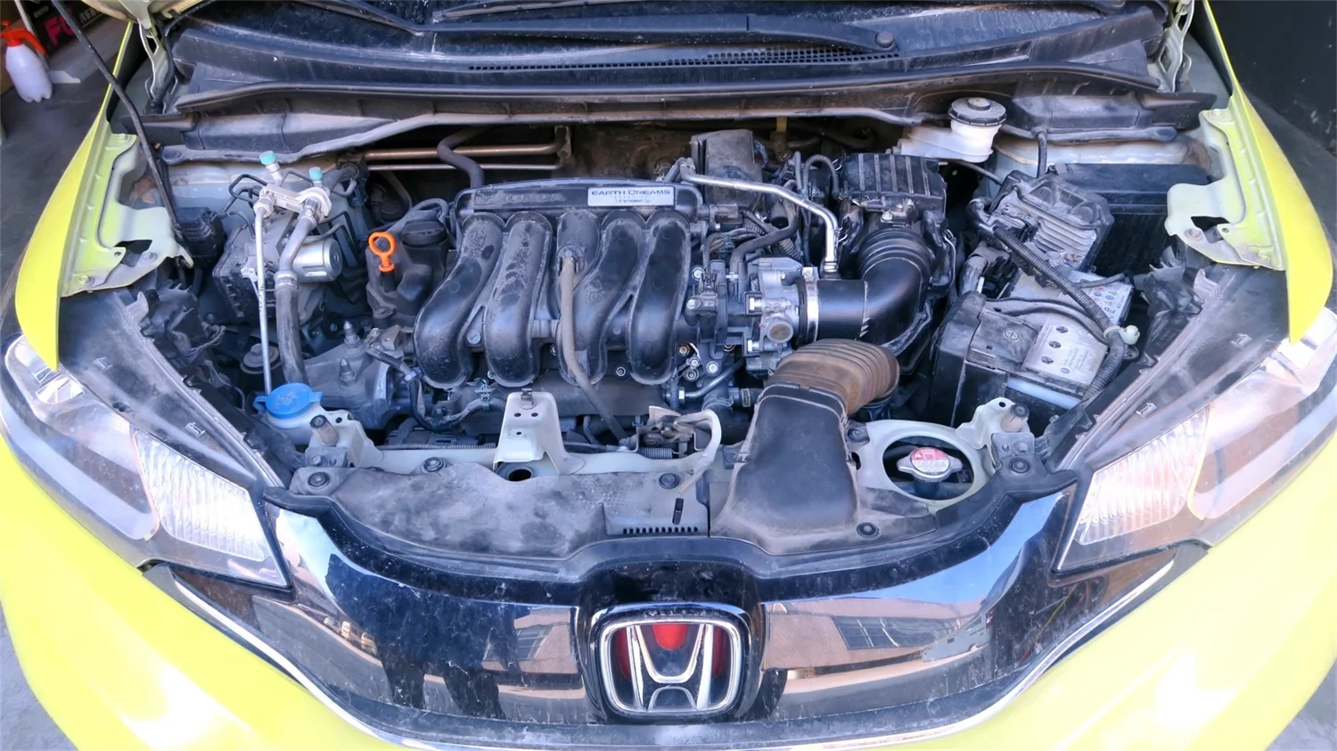 EDDYSTAR High Flow Washable Reusable Cold Air Intake Kit Auto Engine Parts Car Air filter for Honda Fit GK5