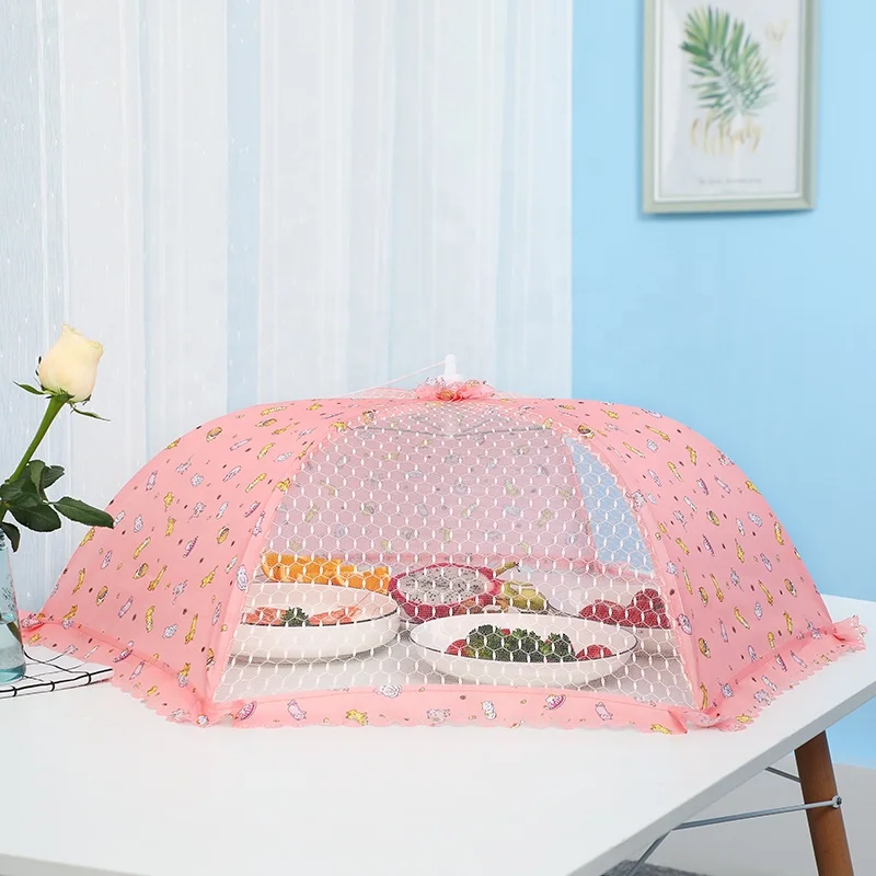 
Size:S Umbrella Picnic Kitchen Anti Fly Mosquito Net Table Tent Meal Cover Table Mesh Kitchen Tools Food Cover 