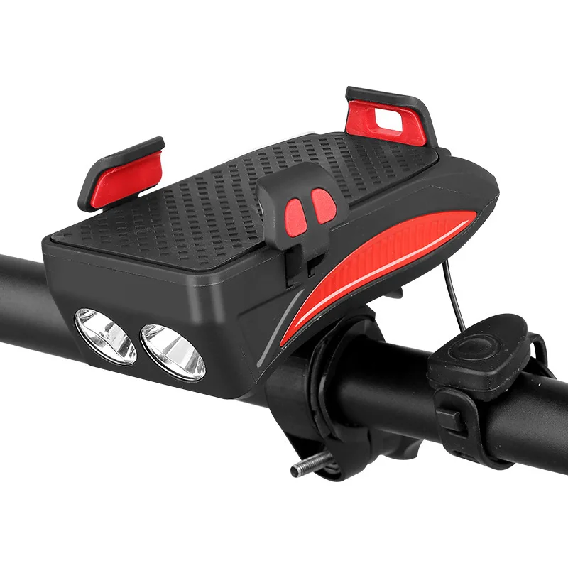 factory price 2000MAH Super phone holder Front Light Usb Rechargeable Led Bicycle Light
