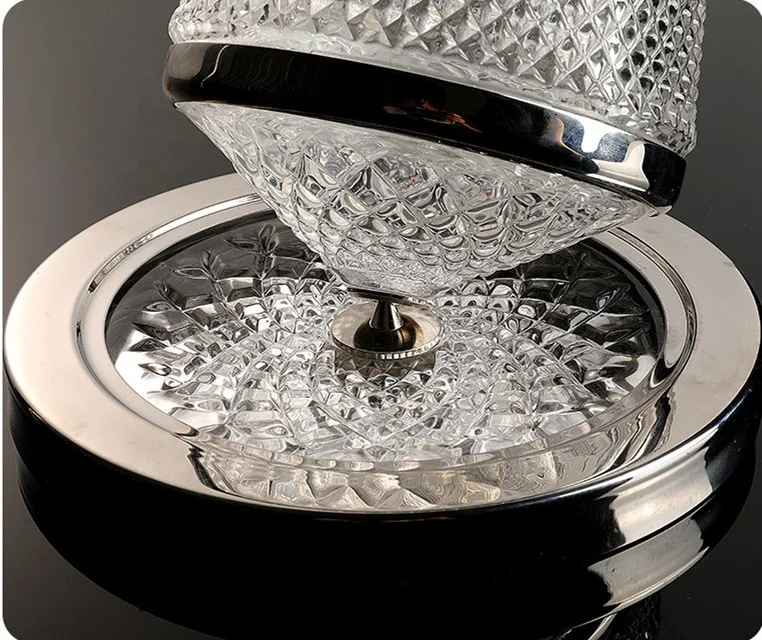 Wedding Swing Hand Blowing Hand Cutting Crystal Wine Decanter Lead Free Glass Aerator Decanting Set with stainless steel tray