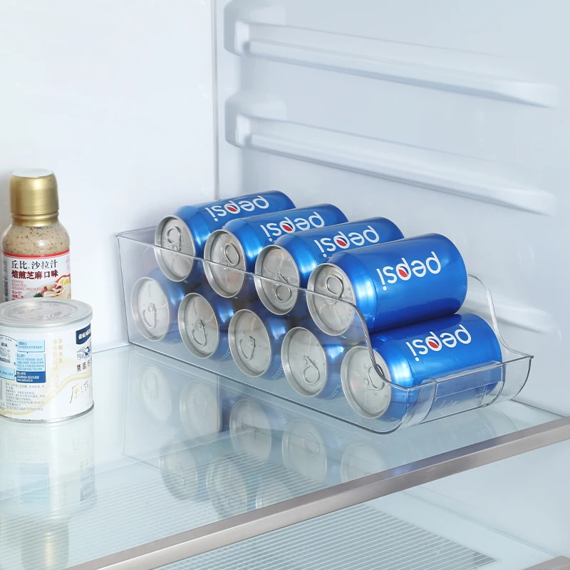 CY Clear Vegetable Food Refrigerator Drink Storage Box Acrylic Organizer Kitchen Plastic Refrigerator Organizer Bins