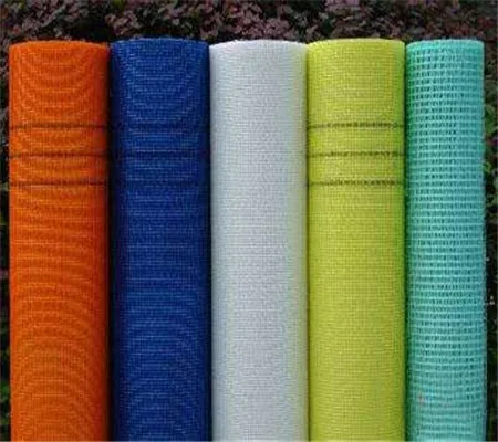 Epoxy resin impregnated alkali resistant mesh and glass fiber cloth