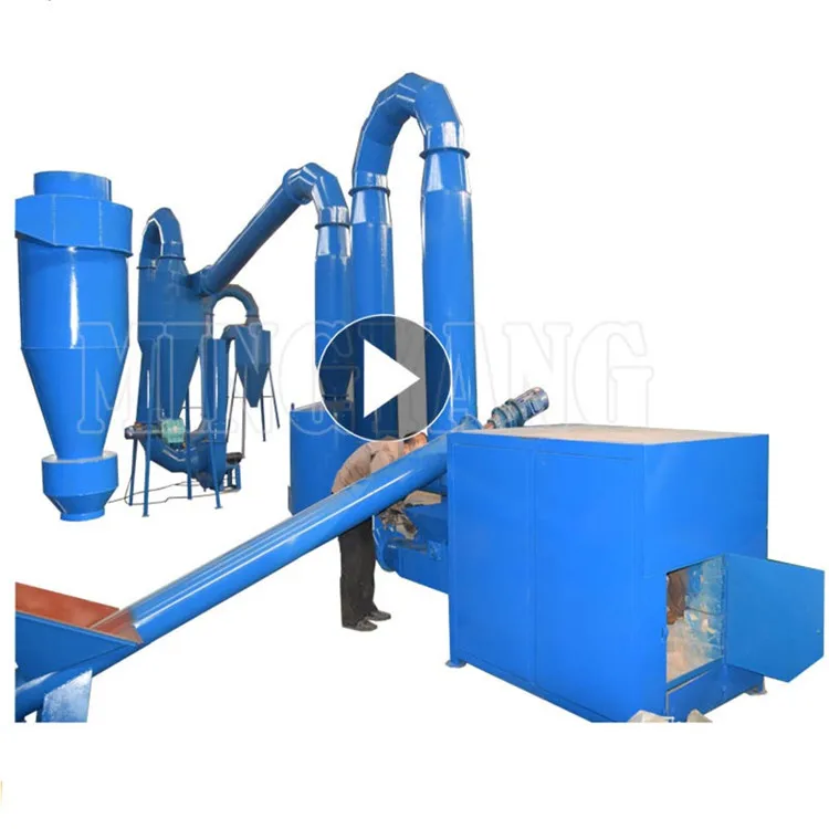 Ce Approved Wet Alfalfa Hot Airflow Dryer Wood Sawdust Drying Machine Biomass Dryer