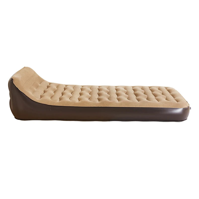 High Quality Custom Inflatable Air Mattress Camping Single Inflatable Air Bed with Built-it Pump for Outdoor