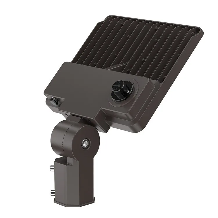 7 yrs warranty led parking lot light ETL DLC 150w 21000lm photocell sensor dusk to dawn street light project 20kv surge protect